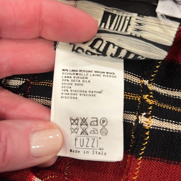 Jean Paul Gaultier Chiffon Sleeve Tartan Plaid Sweater - Picture 11 of 13